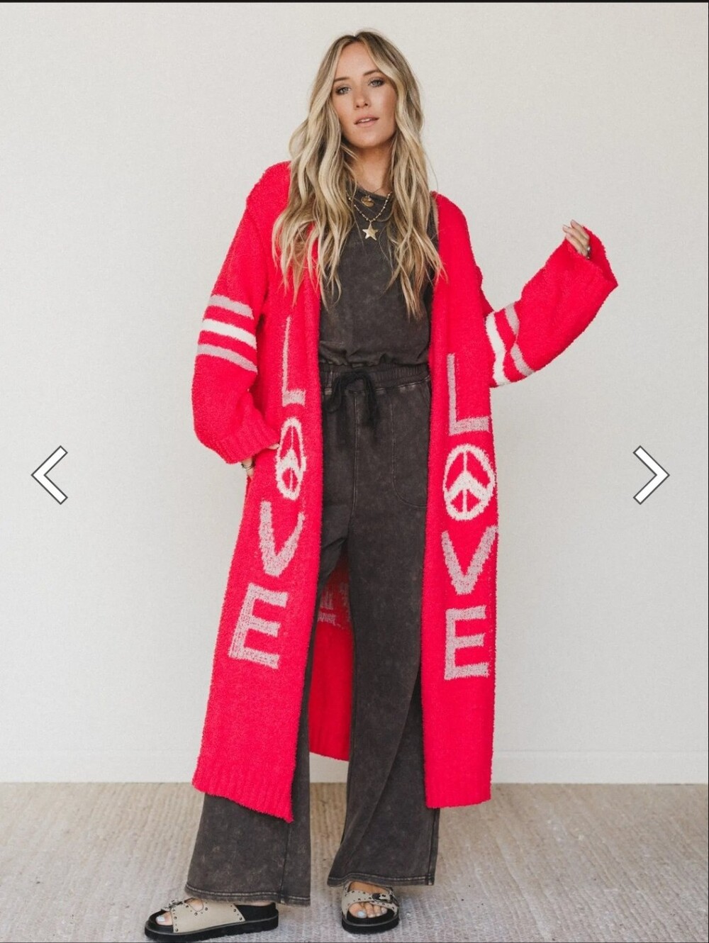 POL NEW Love and Peace Cardigan